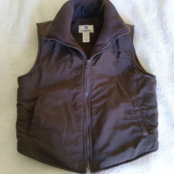 VF Fleece Lined Vest 3M thinsulate warm Brown Vest Small - Picture 8 of 14